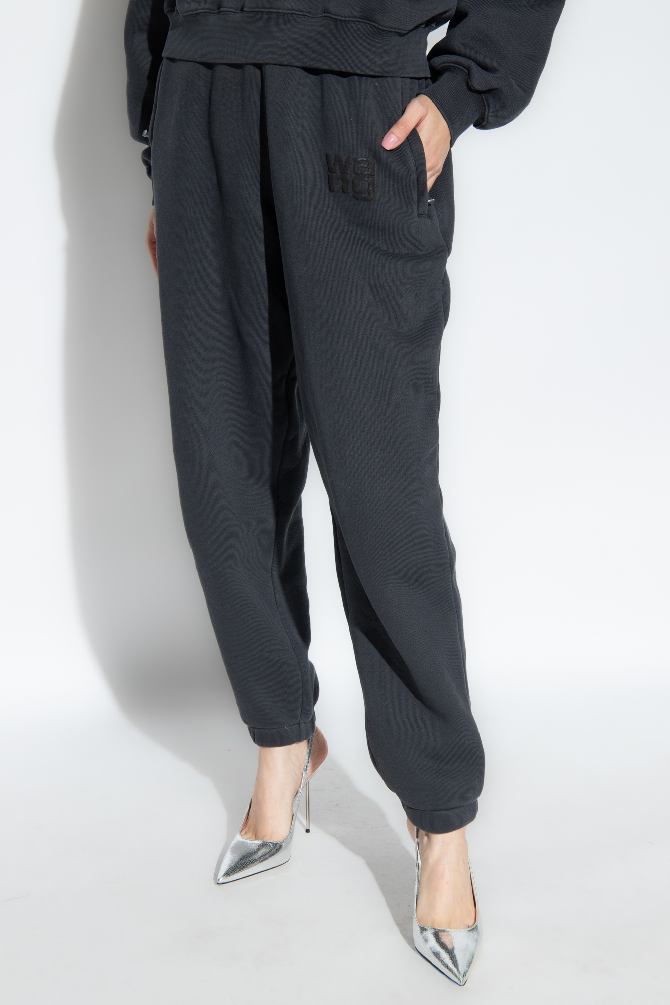 灰色Sweatpants with logo T by Alexander Wang - Vitkac 中国